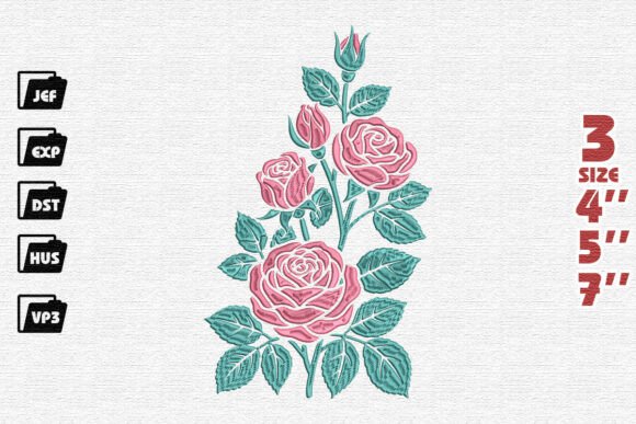 Elegant Rose Branch Embroidery Review