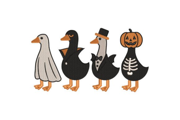 Funny Goose Halloween Embroidery Review