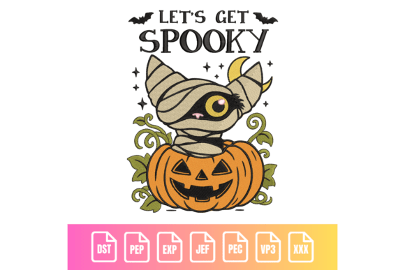 Let’s Get Spooky Cat Embroidery Design Review