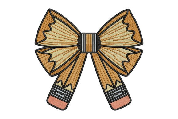 Pencil Bow Embroidery Design Review