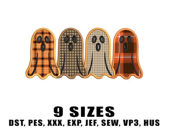Plaid Ghosts Embroidery Design Review