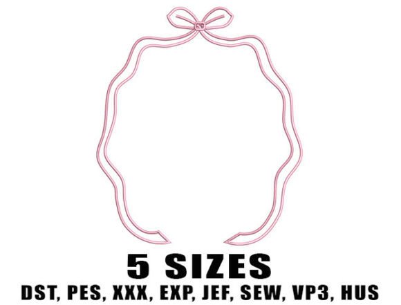 Review: Single Top Bow Frame Embroidery Design