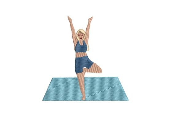 Review: Tree Pose Yoga Embroidery Design for Sweatshirts