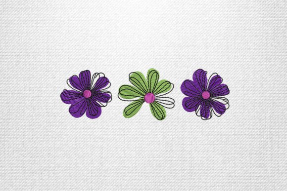 Review: Triple Flower Machine Embroidery Design