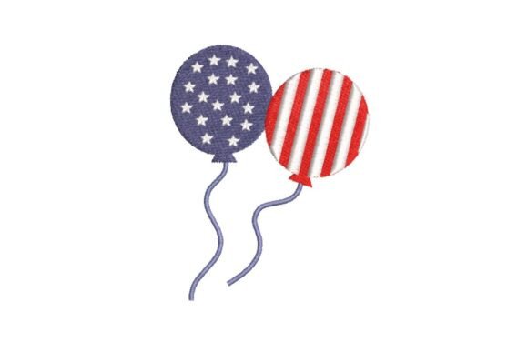 Review: USA Patriotic Balloons Embroidery Design