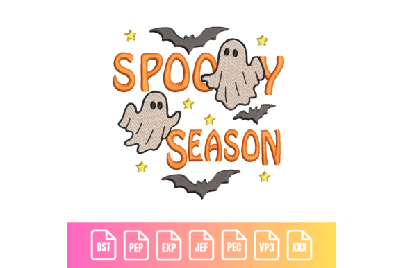 Spooky Season Ghost Embroidery Design Review