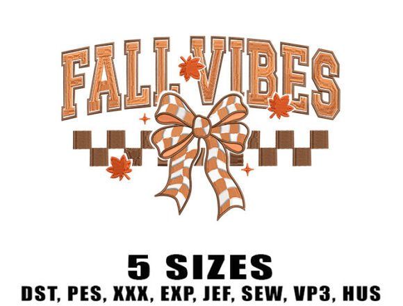 Thankful Fall Vibes Embroidery Design Review